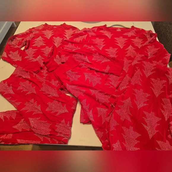 Carters Holiday pajamas set for adults XL and XS - Picture 2 of 5